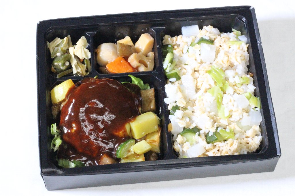 豆腐ハンバーグ デミグラスソース 野菜ごはん幕ノ内